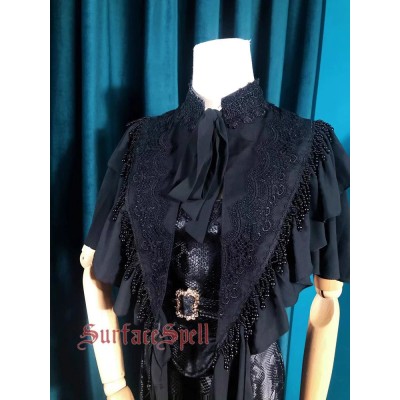 Surface Spell Gothic Lady Snake Cape(2 Colours/Full Payment Without Shipping)